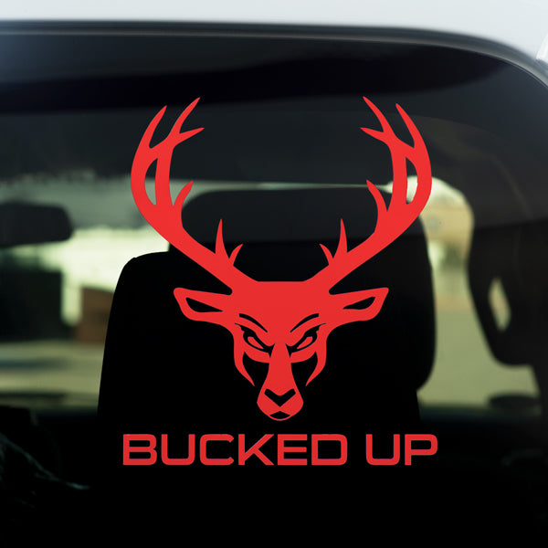 BUCKED UP: Car Sticker