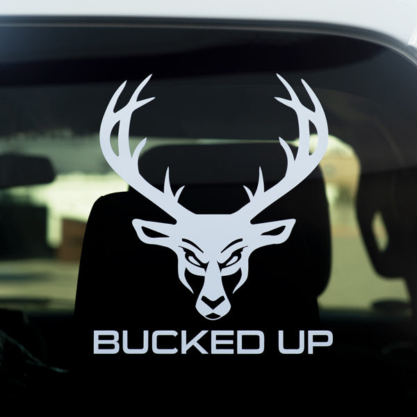 BUCKED UP: Car Sticker