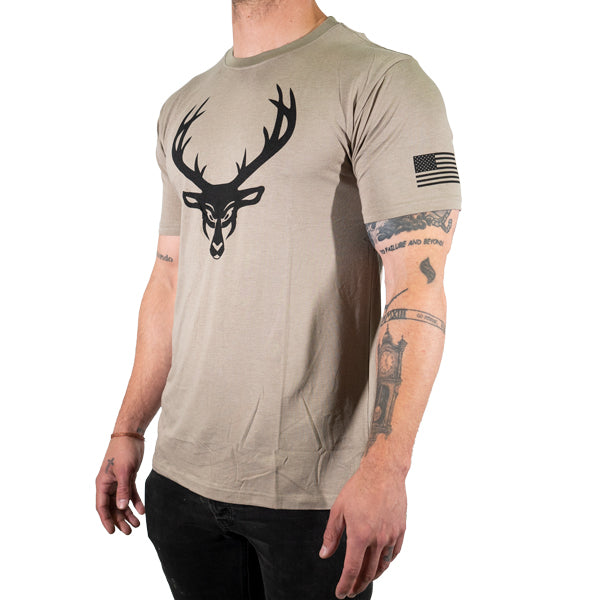 BUCKED UP: Flag T-shirt