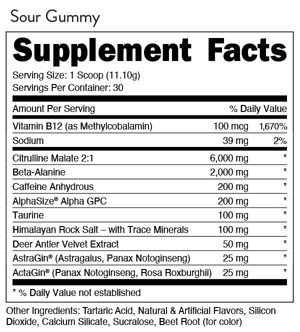 BUCKED UP: Pre-Workout