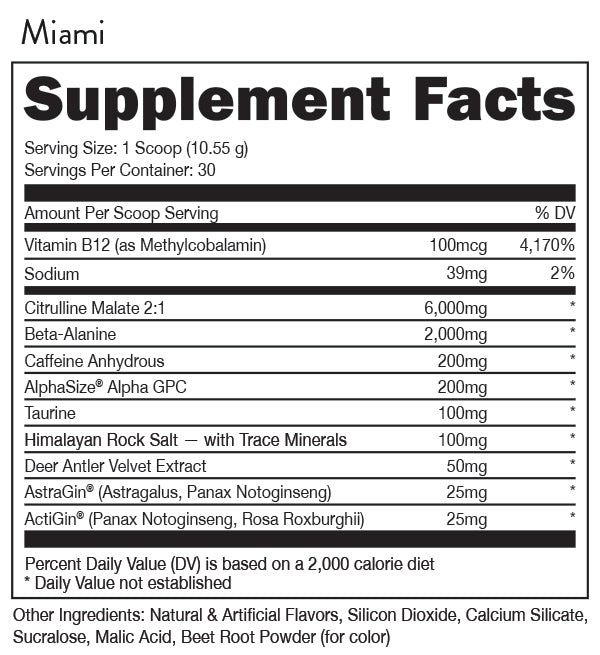 BUCKED UP: Pre-Workout