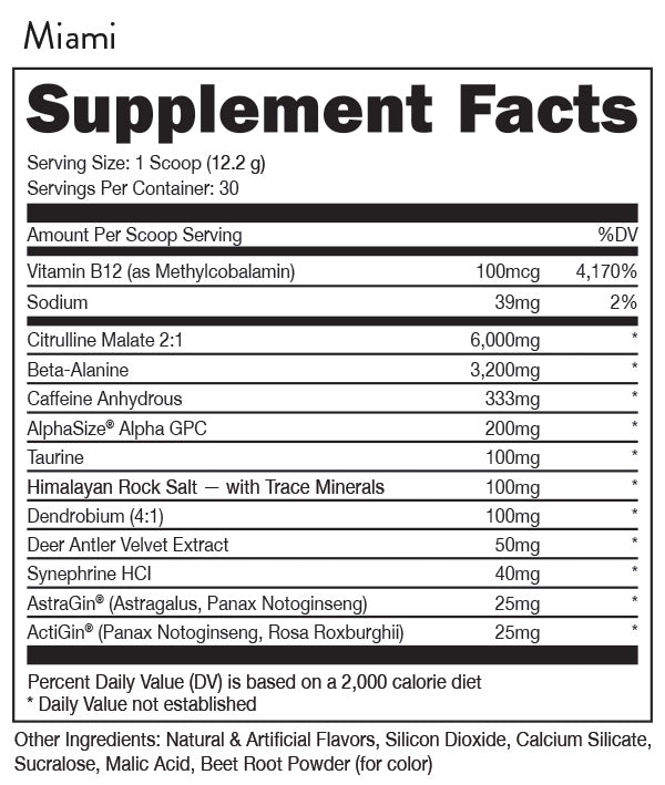 BUCKED UP: Woke AF - High Stimulant Pre-Workout