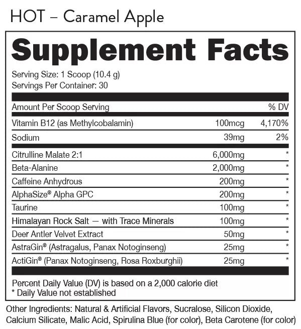 BUCKED UP: Pre-Workout