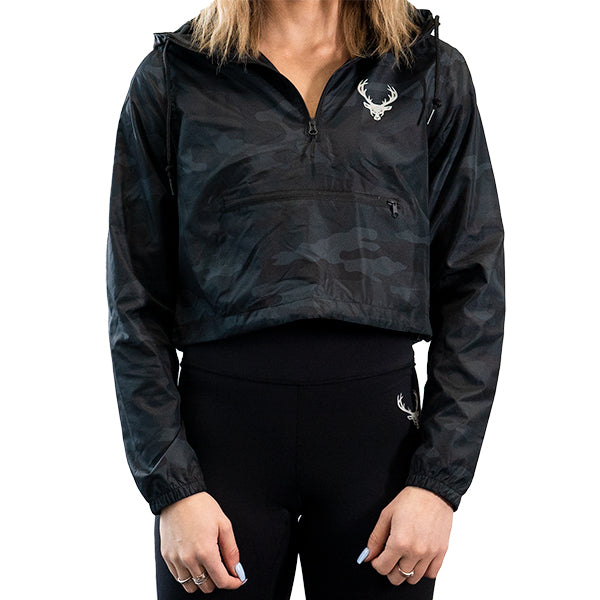 BUCKED UP: Cropped Windbreaker