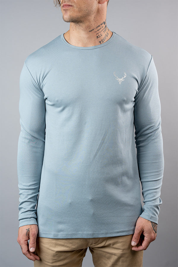 BUCKED UP: Slim Crew Long Sleeve