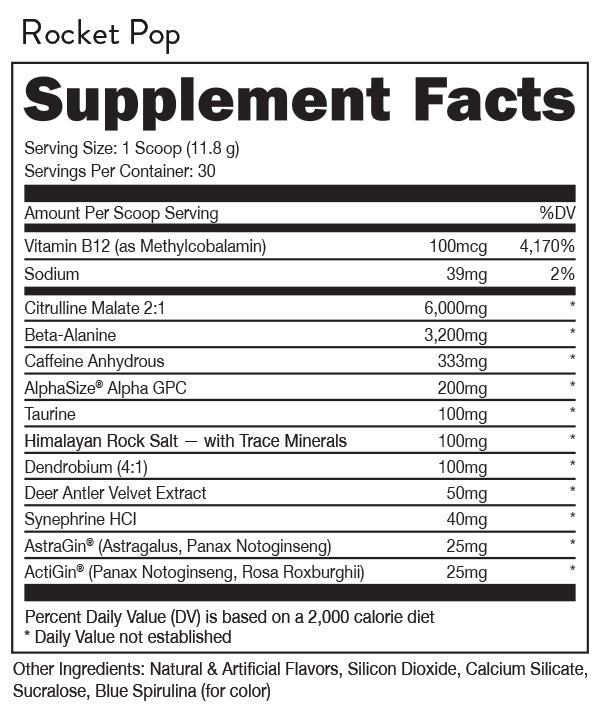BUCKED UP: Woke AF - High Stimulant Pre-Workout