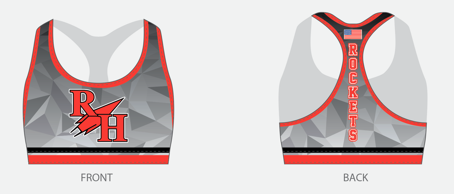 Rose Hill Rockets Sports Bra