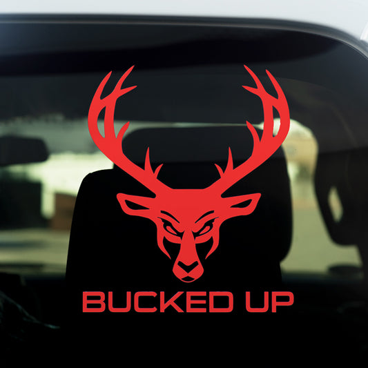 BUCKED UP: Car Sticker