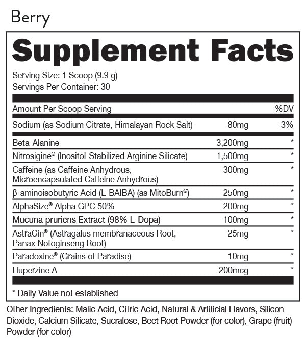 BUCKED UP: LFG Pre-Workout