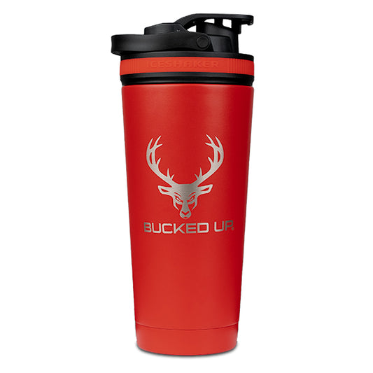 BUCKED UP: Ice Shaker - 26 OZ - RED